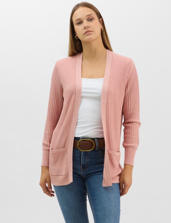 Cardigan Abierto ROSA