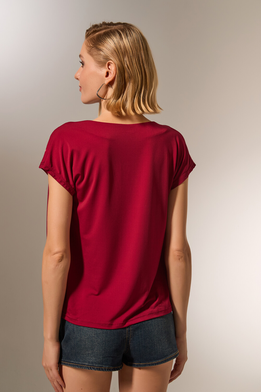 Remera Ostine Bordeaux