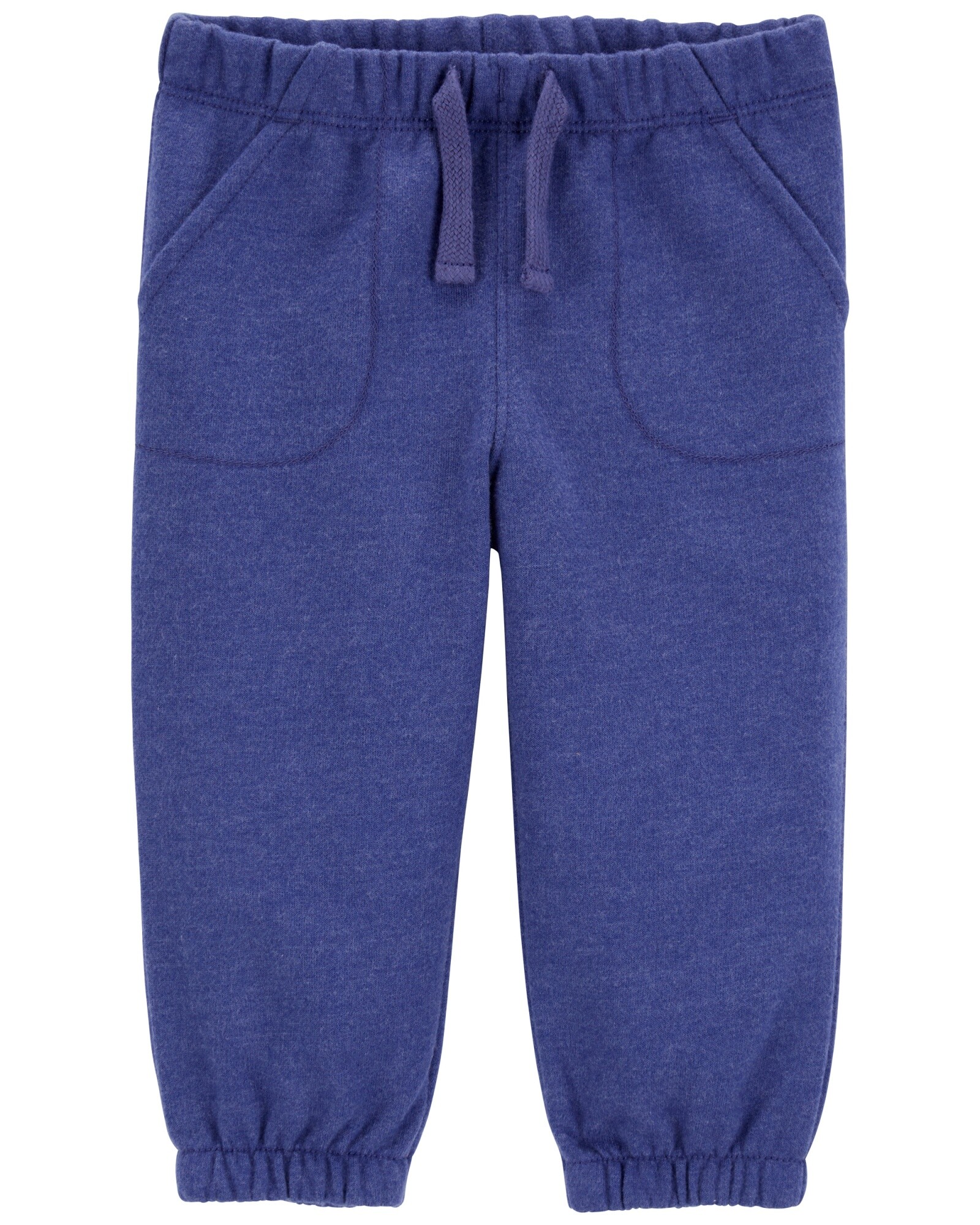 Pantalón deportivo de algodón, azul Sin color