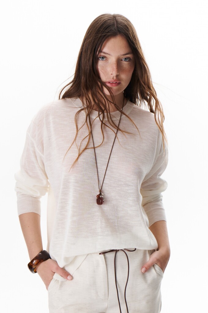 SWEATER ATAR NATURAL