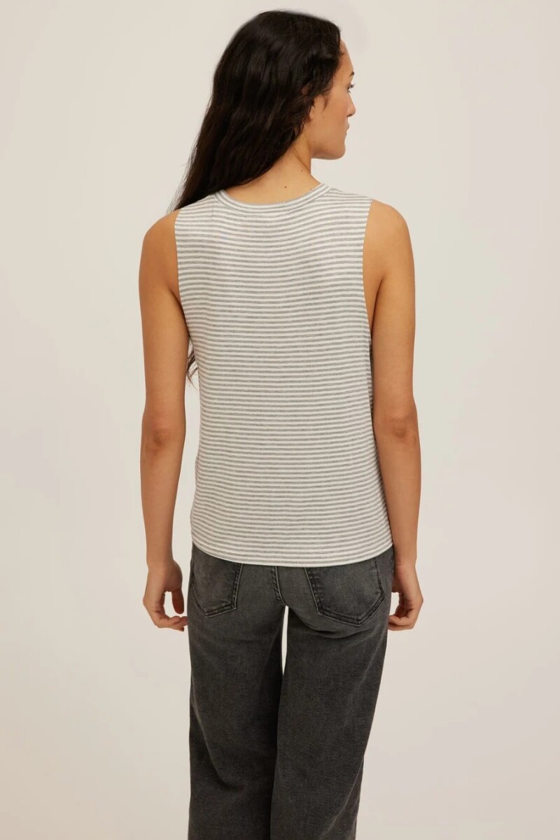 MUSCULOSA EXTRA MIXED Blanco