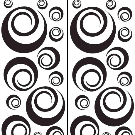 WALLPOPS RINGLETS WALL KIT N/A