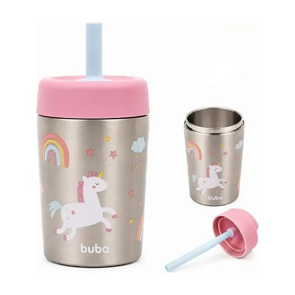 Vaso tots termico BUBA rosa
