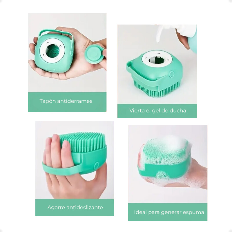 Kit de Cuidado y Aseo para Mascotas Celeste