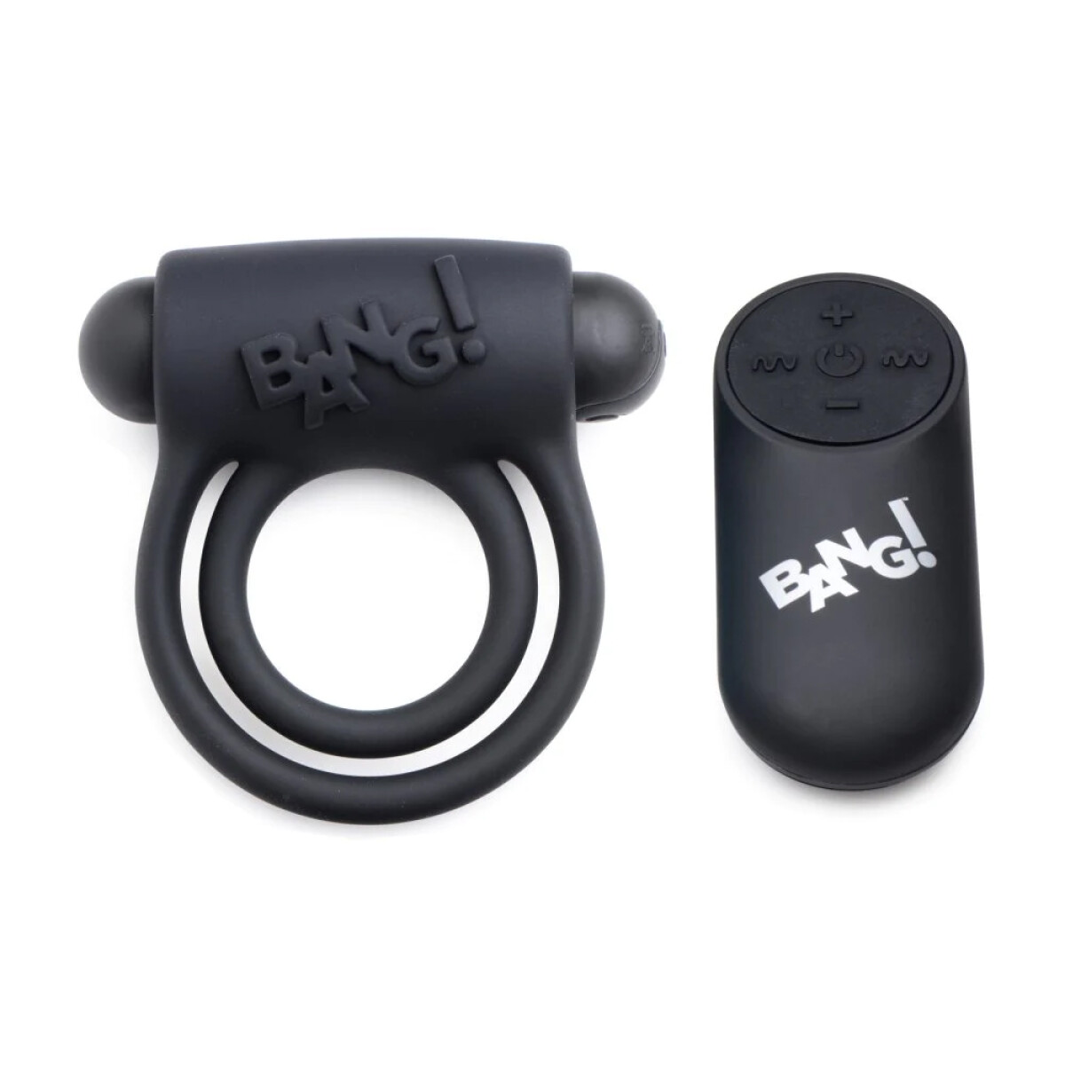 Anillo Vibrador Control a Distancia BANG! - Negro 