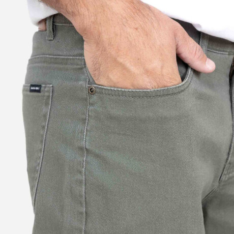 Pantalón Skinny Maui and Sons - Fit Classic - Verde Oliva Pantalón Skinny Maui and Sons - Fit Classic - Verde Oliva