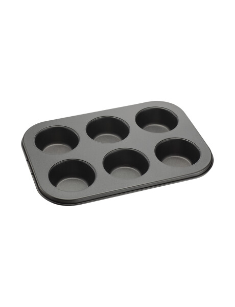 MOLDE MUFFIN X6 26.3X18.5X3CM GRIS ANTIADHERENTE MOLDE MUFFIN X6 26.3X18.5X3CM GRIS ANTIADHERENTE