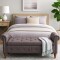 Sofa pie de cama baul Gris oscuro