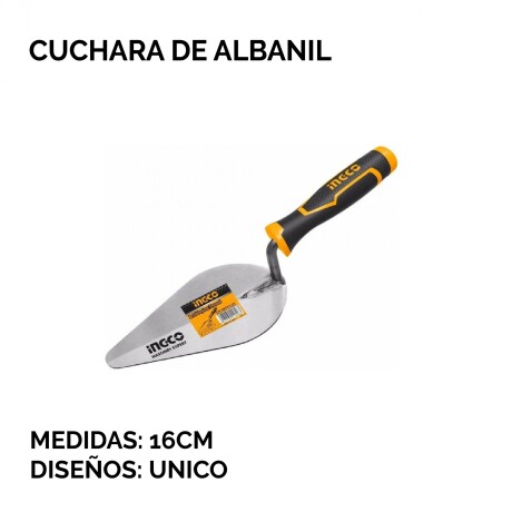 Cuchara De Albanil 6" 16 Cm Ingco Hbt618 Unica