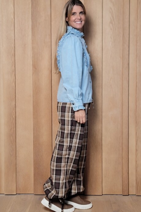 Pantalón Scott Escocés Chocolate