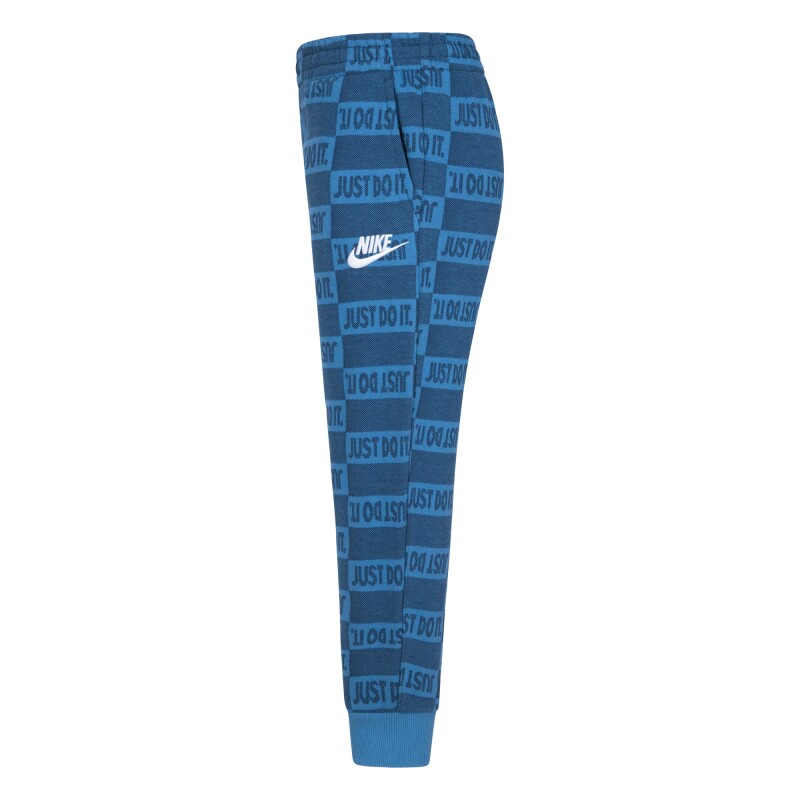 Pantalón Largo Textured Club Flc Jo de Niño Azul