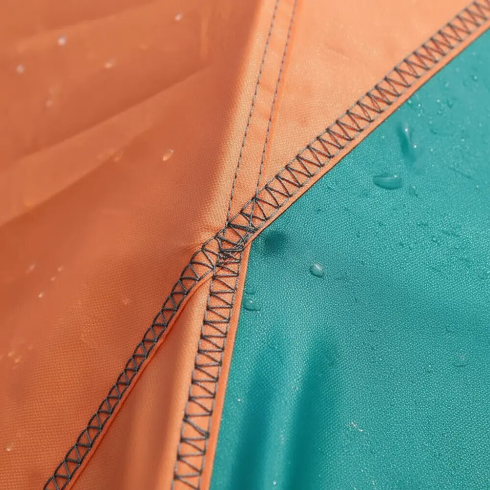 Carpa Iglú De Camping Para 4 Personas VERDE Y NARANJA