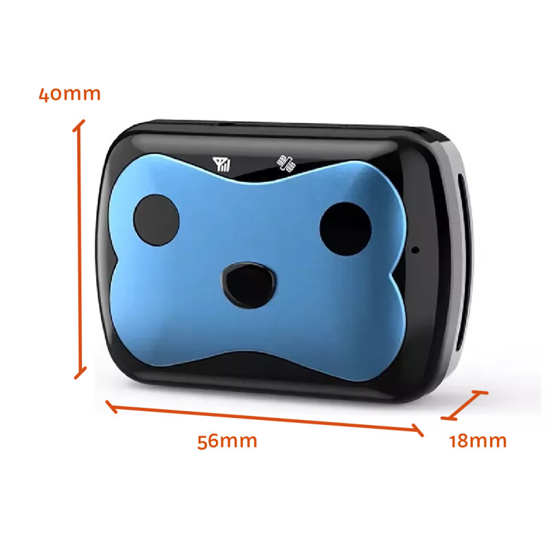 Wonlex Localizador 4g Para Mascotas - Batería 680 Mah Celeste