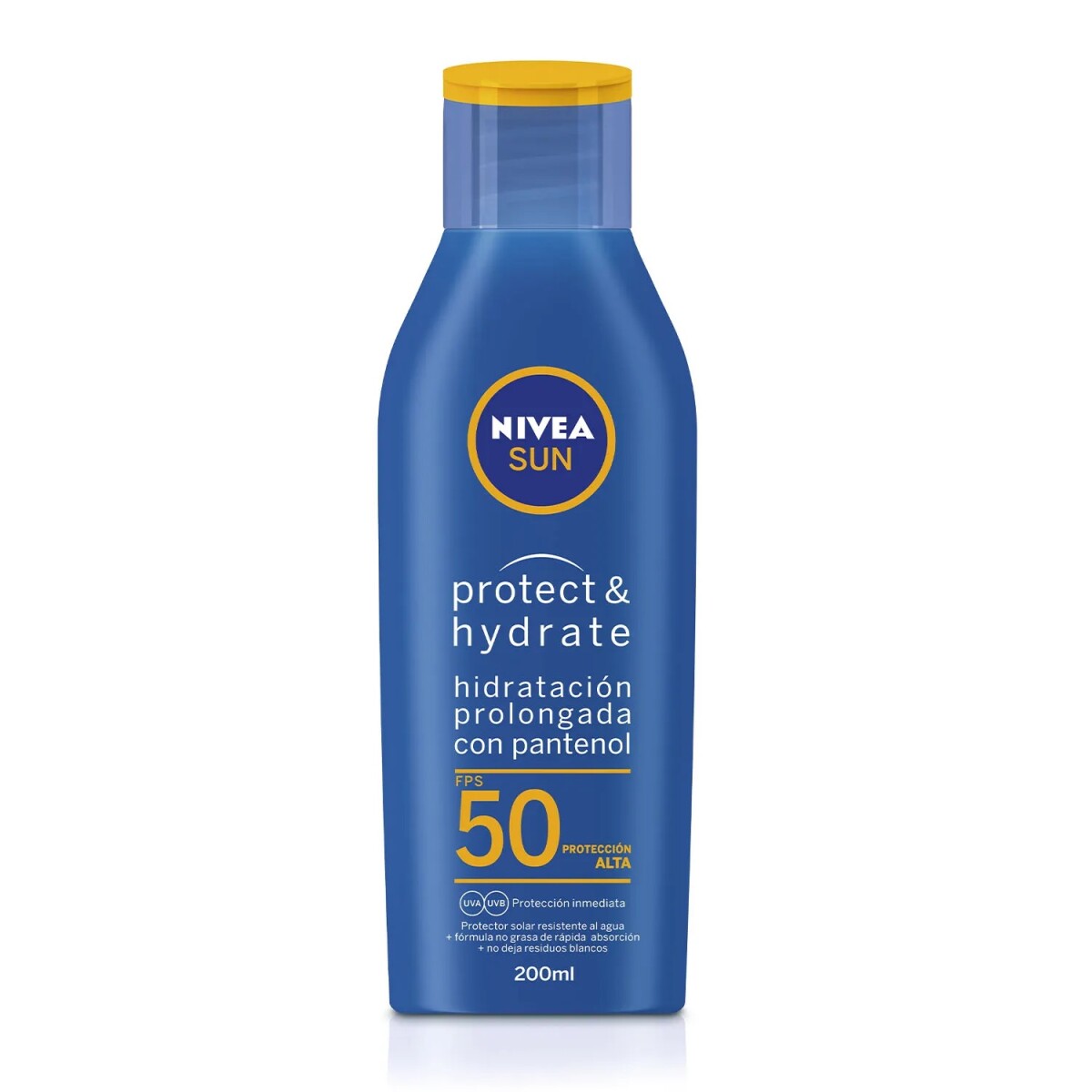 Protector Solar Nivea Loción Hidratante F50 200 Ml. 