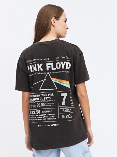 REMERA KIM PINK FLOYD NEGRO