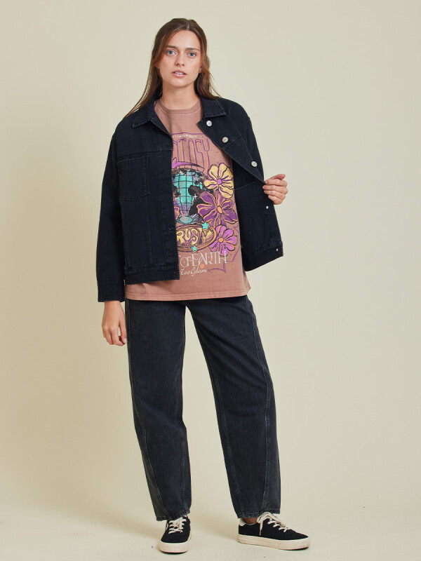CAMPERA JEAN BALZI RUSTY Negro