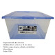 Caja organizadora 10 lts Mybox TRANSPARENTE