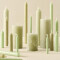 Pack x12 velas Amiel Te verde