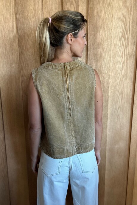 Chaleco Cadaqués Denim Cepia