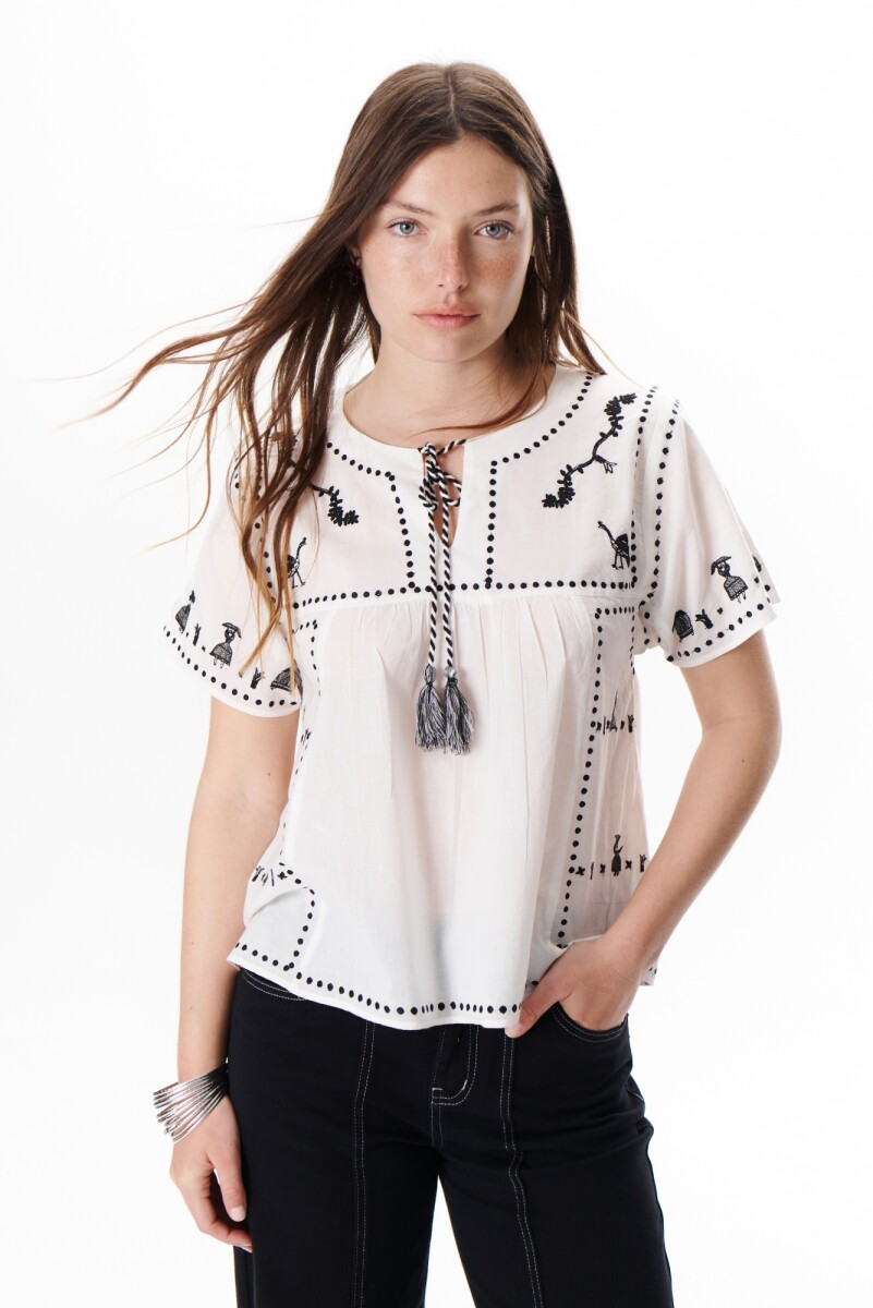 BLUSA MEZCAL - BLANCO 