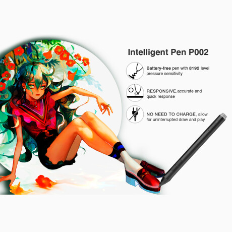 Veikk - Tableta Digitalizadora Creator A15PRO - Diseño Ambidiestro. 10''X 6''. 5080LPI. 001