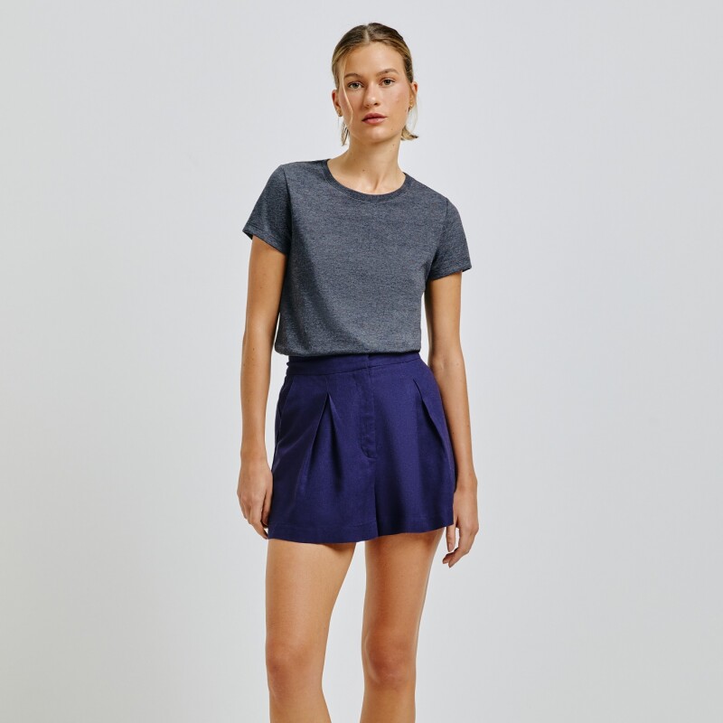 BLUSA MM FEM PRETO MESCLA