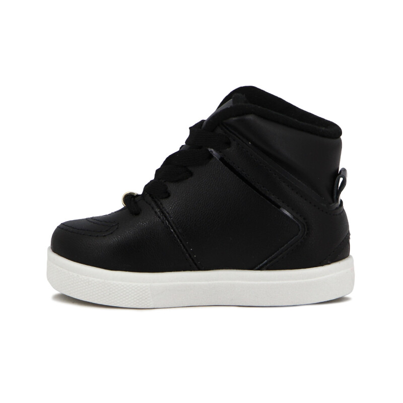 Molekinha Calzado Deportivo Mid Acordonado Negro