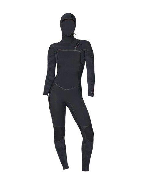 PRE-VENTA (Entrega estimada 28 de Febrero) HyperFire X Dama 5/4mm - Chest Zip Full Con Capucha - Black PRE-VENTA (Entrega estimada 28 de Febrero) HyperFire X Dama 5/4mm - Chest Zip Full Con Capucha - Black