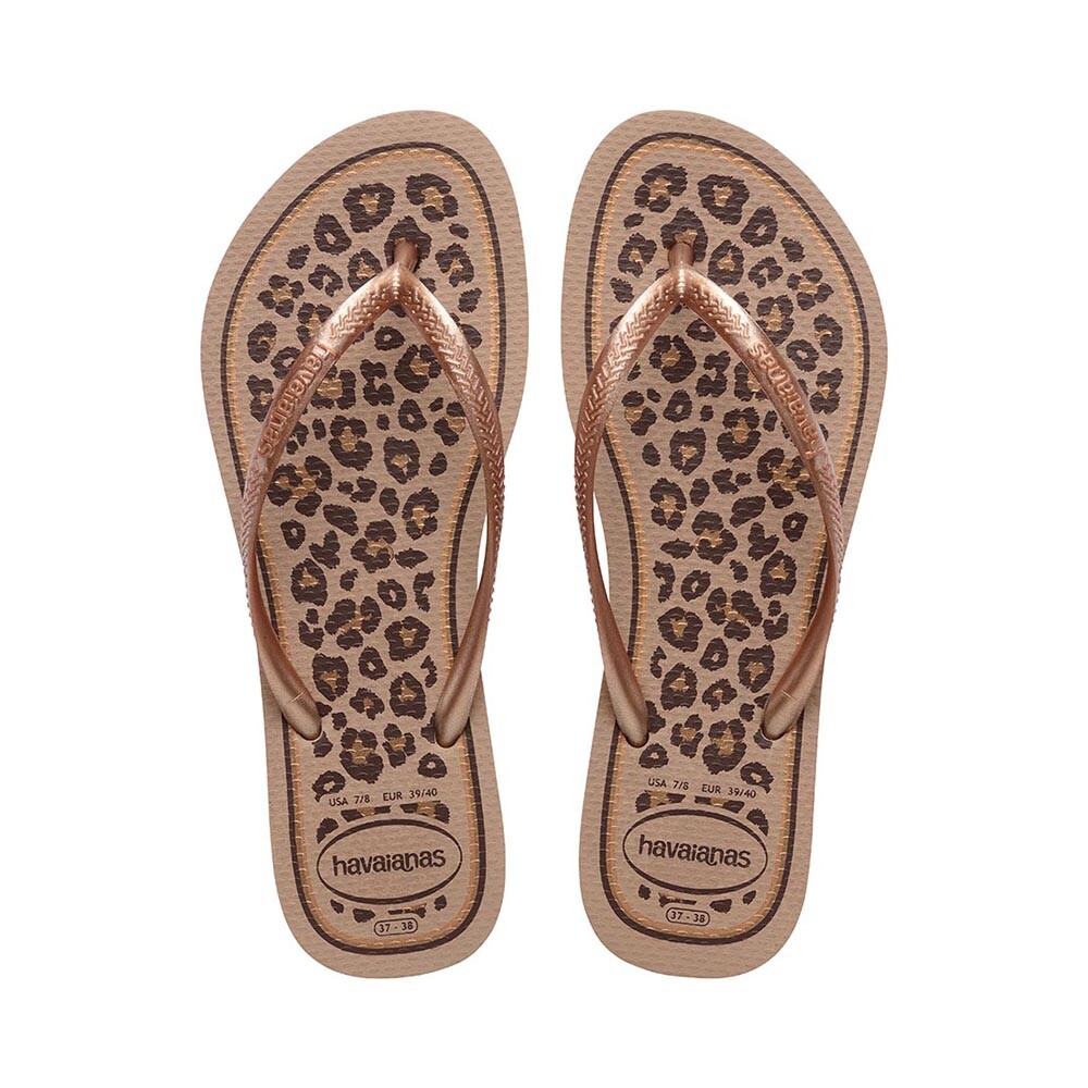 Sandalias Havaianas Slim Animals Mujer Rose Gold/Rose Gold