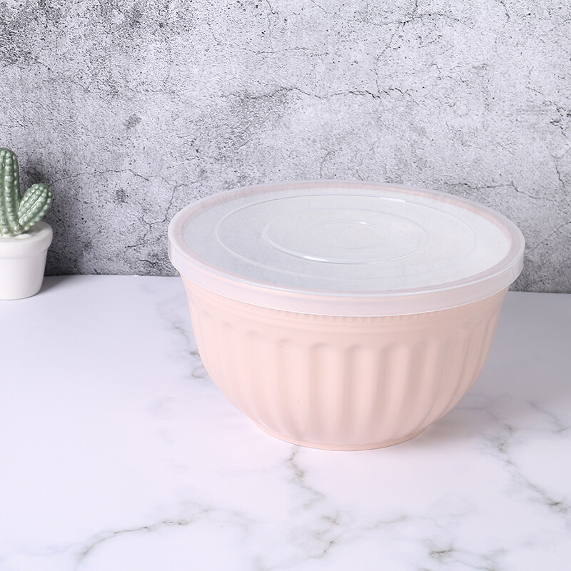 Bowl Con Tapa Ideal Ensalada - G - Rosa Bowl Con Tapa Ideal Ensalada - G - Rosa