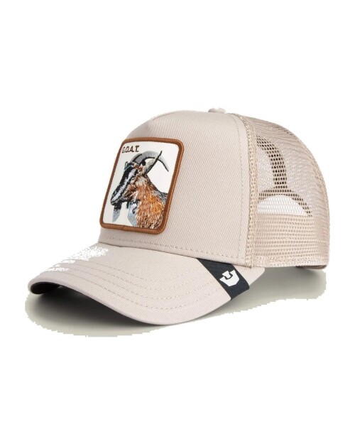 Gorra Goorin Bros Trucker Baseball - G.o.a.t. Beige Gorra Goorin Bros Trucker Baseball - G.o.a.t. Beige