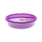 VIANDA REDONDA CON 3 DIVISIONES JOLLY FRESHLIFE 1,2L MORADO