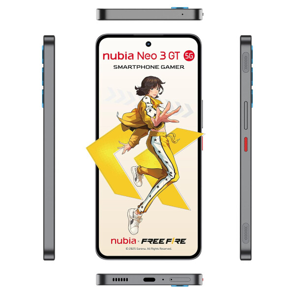 Zte Nubia Neo 03 Gt Gamer 24(12+12)gb Ram 256gb 5g CEL NUBIA NEO 3 GT 5G 24/256GB GRIS