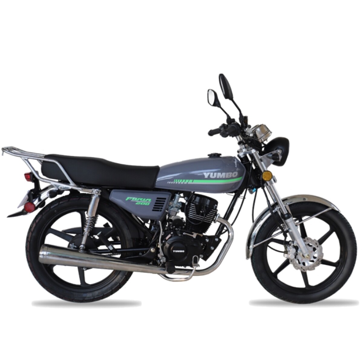 Moto Yumbo Calle Furia 200cc R/aleación - Gris 