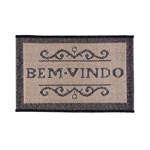 Alfombra Felpudo de Entrada - Eco Nature 40x60 cm Marrón Oscuro