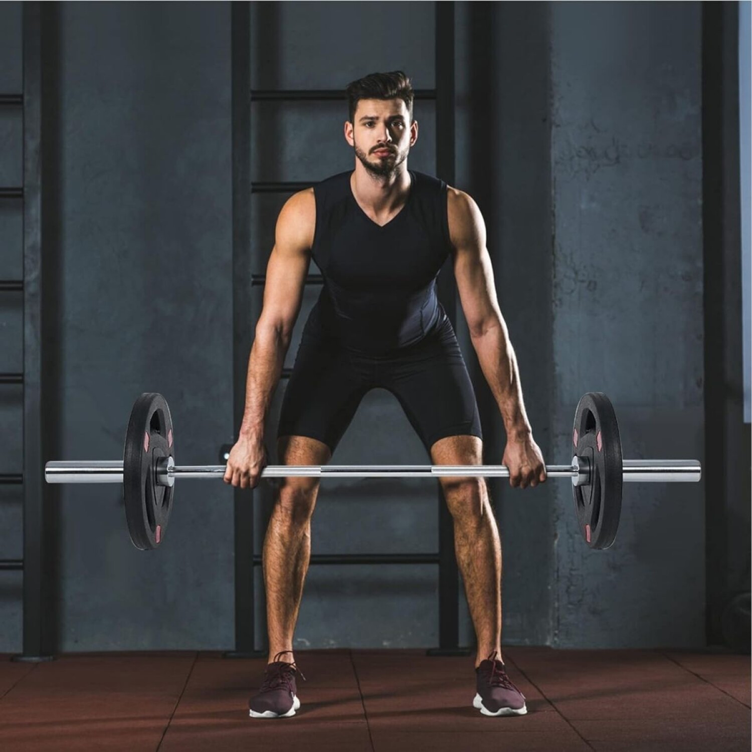 Disco Olimpico Kg Para Barra Manijas Agujeros Hierro Y Acero