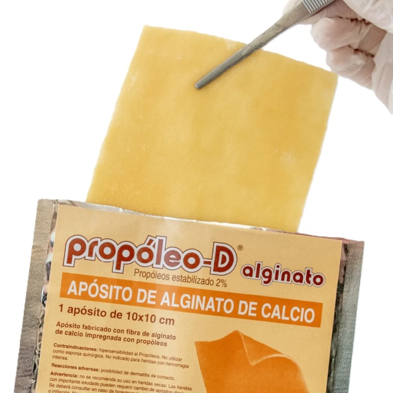Apósito Propoleo D Alginato 10x10 1 Ud. Apósito Propoleo D Alginato 10x10 1 Ud.