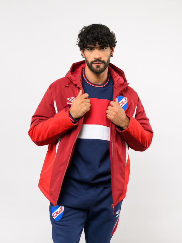 Campera Zone Nacional Hombre Beige, ordeaux