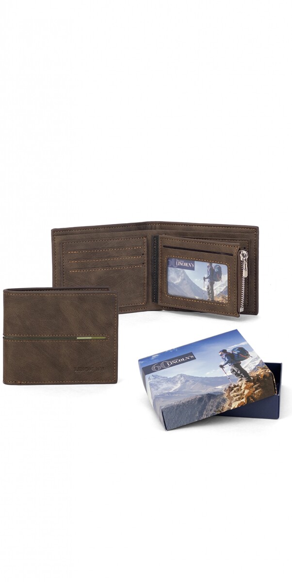 BILLETERA HOMBRE VAN GOGH - TOPO C/ GUARDA VERDE 