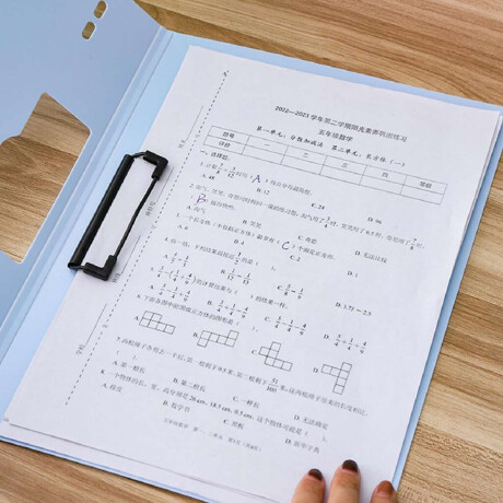 Tabla tipo carpeta A4 con tapa colores pastel Verde