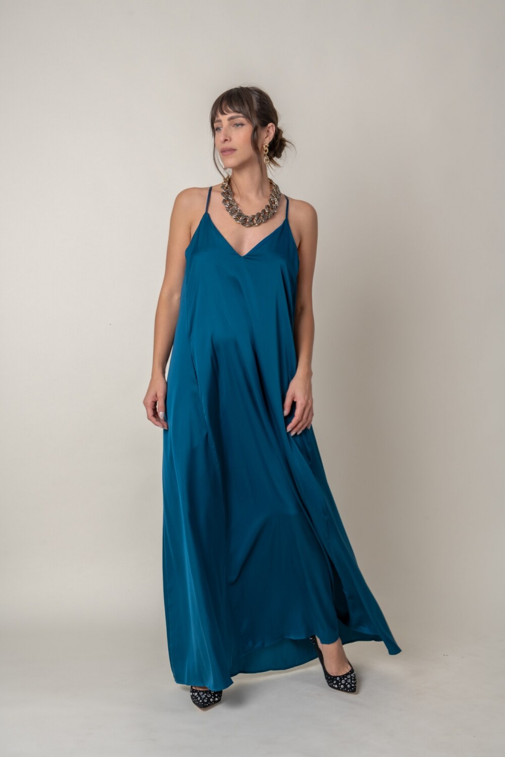 VESTIDO LETTY Petróleo