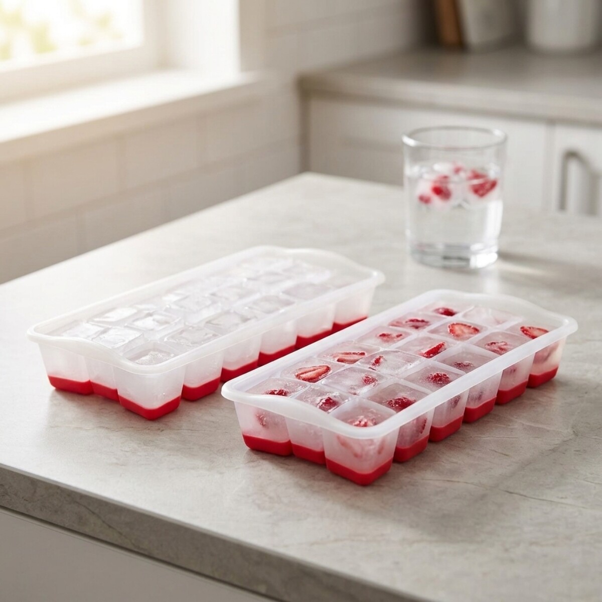 Set x2 cubetera flexible - TRANSPARENTE 