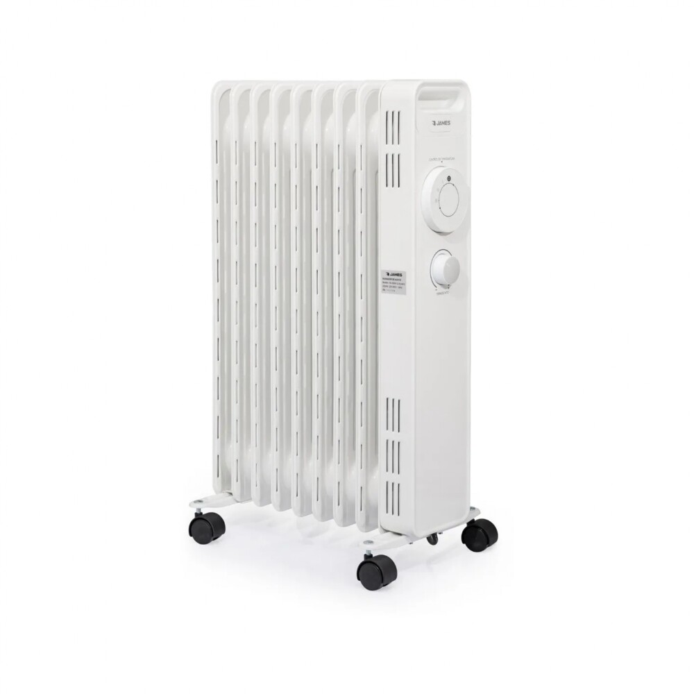 Estufa Eléctrica James – Radiador Aceite 1500w Blanco