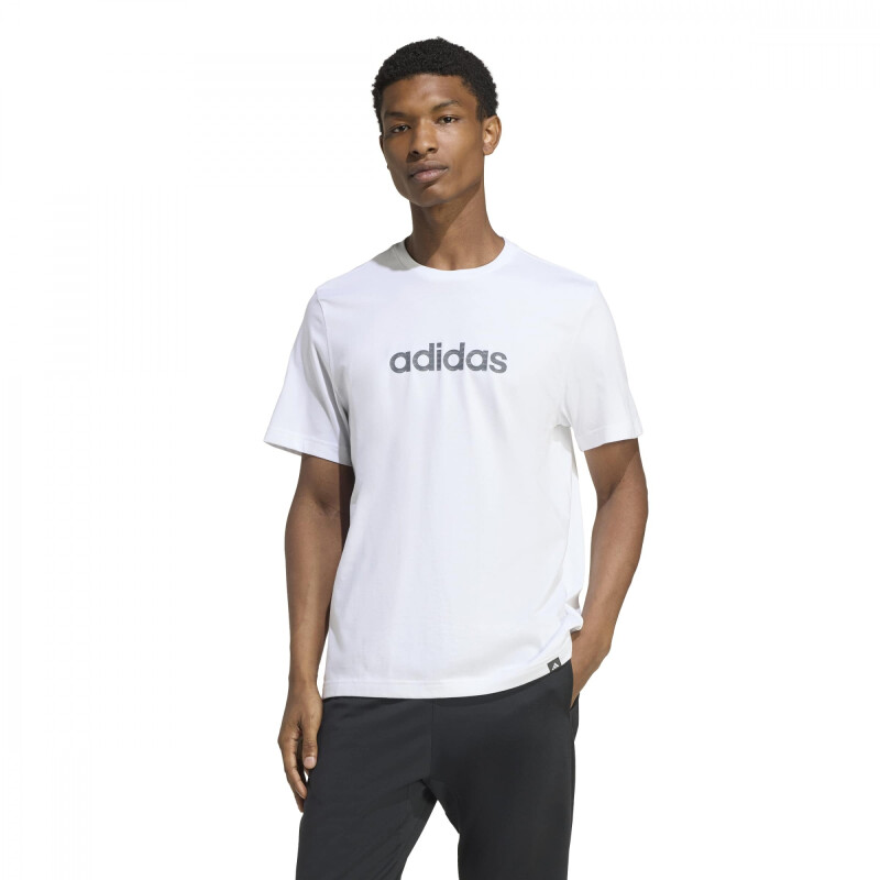 Remera Adidas M LIN SJ T VL Hombre KE1422 Blanco-negro