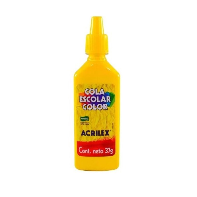 Goma Vinílica 37 G Amarillo Acrilex #Goma Vinílica 37 g Amarillo Acrilex