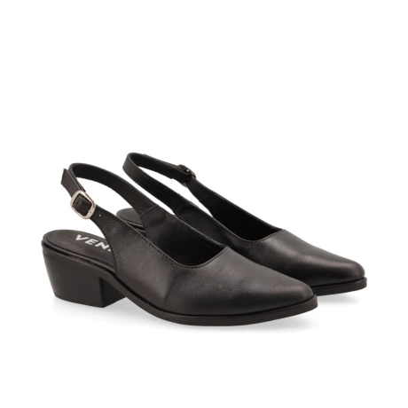 ZUECO VENET - CUERO FELIZZANO NEGRO