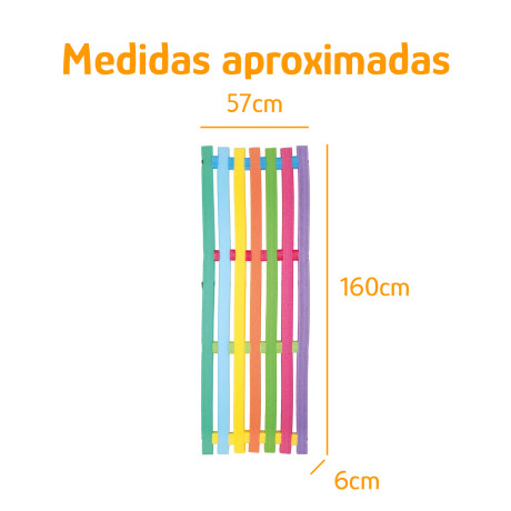 Colchón Flotador Mor Multicolor Relax Piscina Playa Max90kg Multicolor