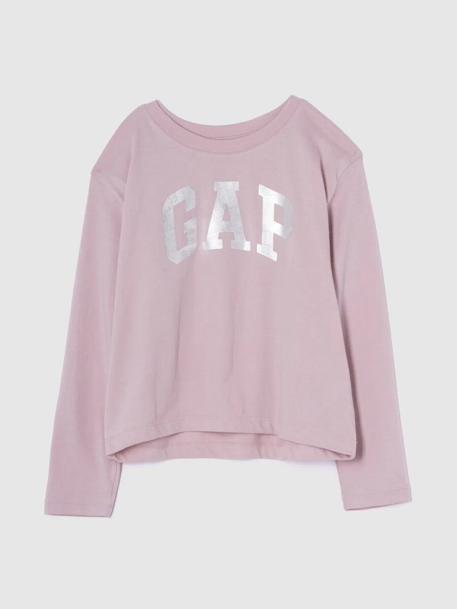 Remera Logo Gap Manga Larga Niña - Primitive 