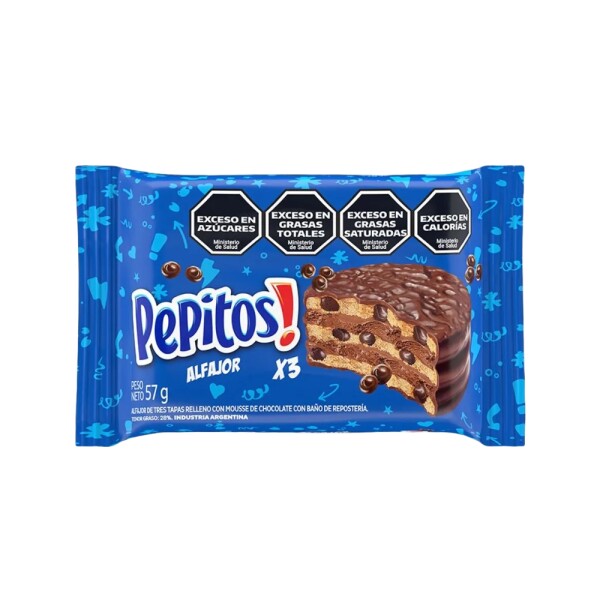 Pepitos Alfajor Triple 57g Pepitos Alfajor Triple 57g