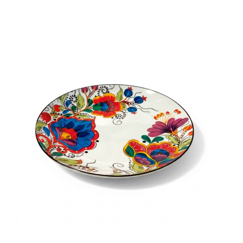 Plato Principal Floral 25Cm-LBY784 PLATO PRINCIPAL FLORAL 25CM LBY784